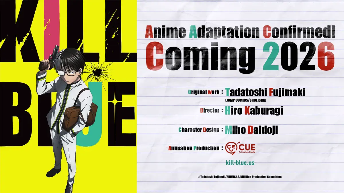 มังงะ Kill Blue ของ Tadatoshi Fujimaki ปิดฉาก พร้อมประกาศสร้างทีวีอนิเมะออกอากาศปี 2026