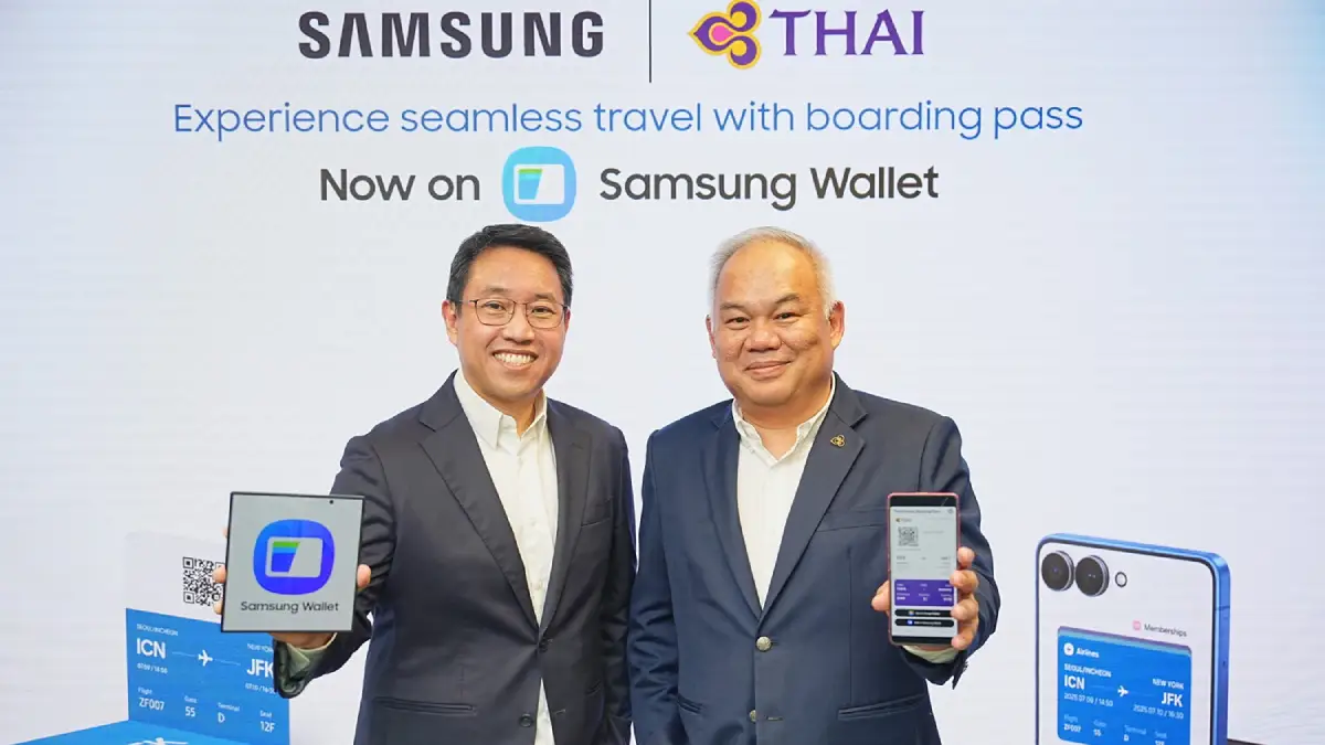ซัมซุง จับมือ การบินไทย เปิดตัวความร่วมมือเชิงกลยุทธ์  ยกระดับประสบการณ์การเดินทางผ่าน Samsung Wallet